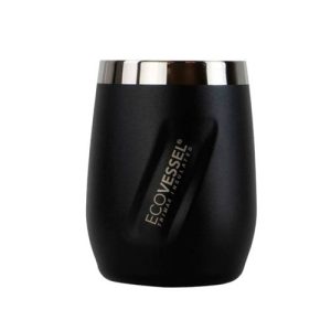 VASO ECOVESSEL PORT 296 ML NEGRO